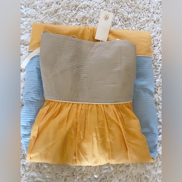 NWT Tory Burch Colorblock Tie-Shoulder Maxi Dress - Picture 7 of 8